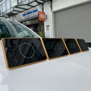 Công tắc thông minh cao cấp viền vàng, Tuya Platform, Zigbee 3.0