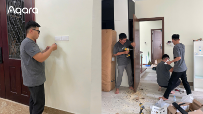 Lắp đặt hệ thống chiếu sáng thông minh Aqara