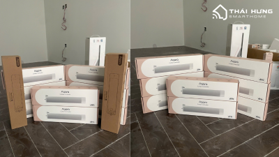 Các thiết bị thông minh Aqara được lựa chọn cho công trình nhà khách hàng tại Hà Đông