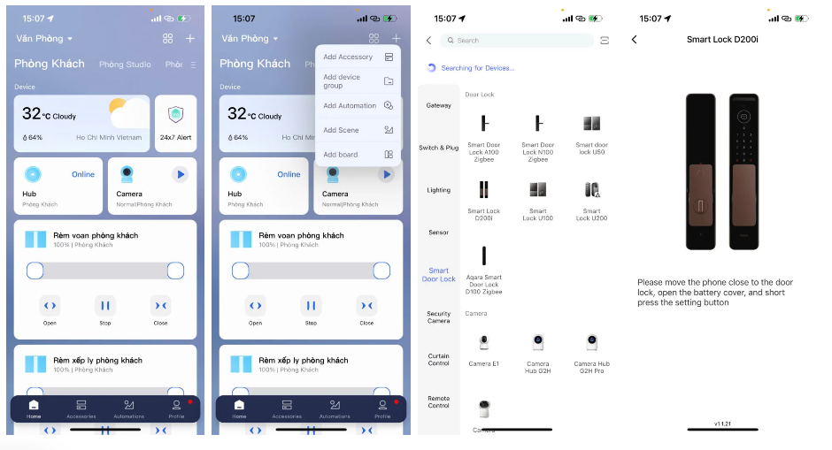 Hướng dẫn cài đặt khoá thông minh Face ID Aqara D200i