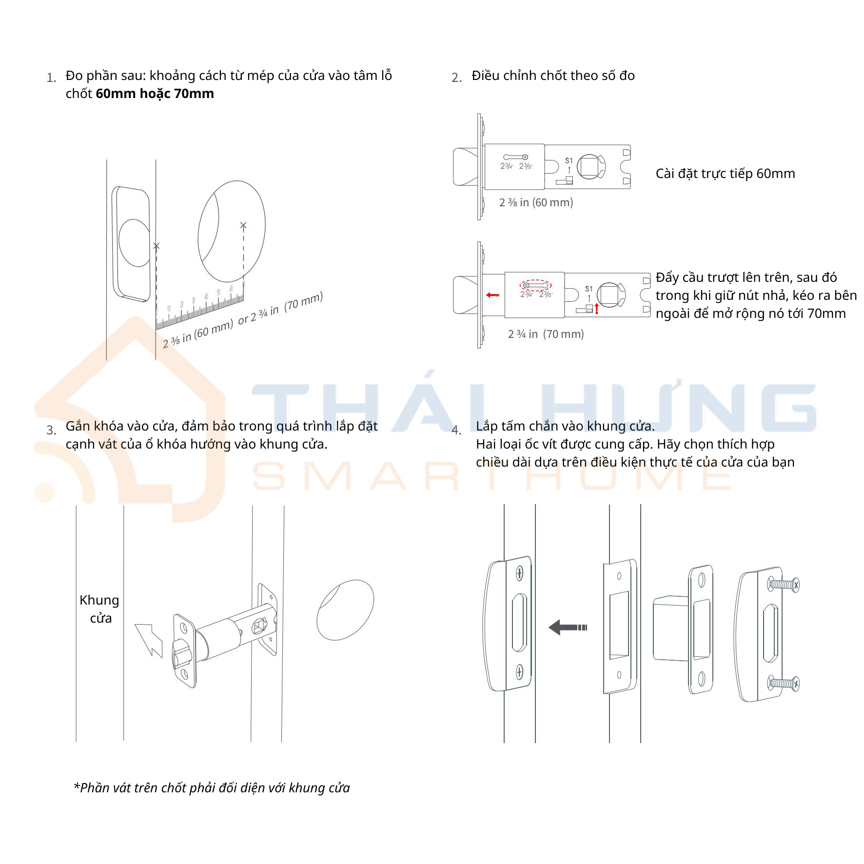 Hướng dẫn lắp đặt khoá thông minh Aqara U300