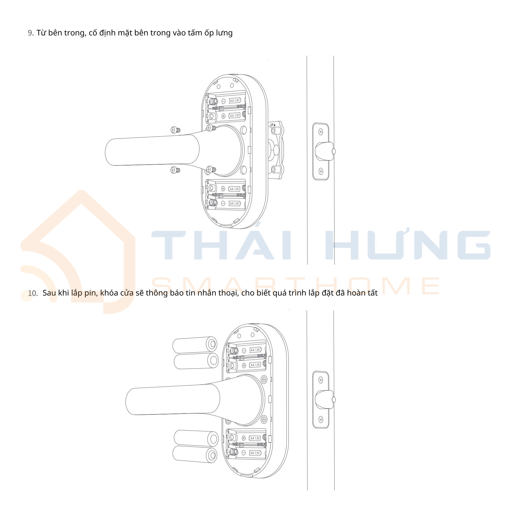 Hướng dẫn lắp đặt khoá thông minh Aqara U300