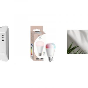 Combo Nhà Thông Minh Cơ Bản: Công Tắc + Đèn LED + Cảm Biến