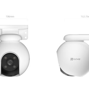 Camera WiFi EZVIZ H8 Pro 3K 5MP Ngoài Trời Xoay 360