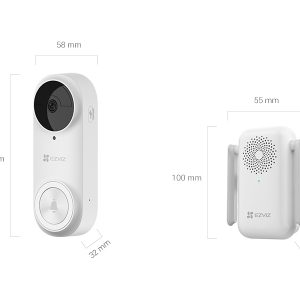 Chuông Cửa Có Hình EZVIZ DB2 Pro WiFi 5MP