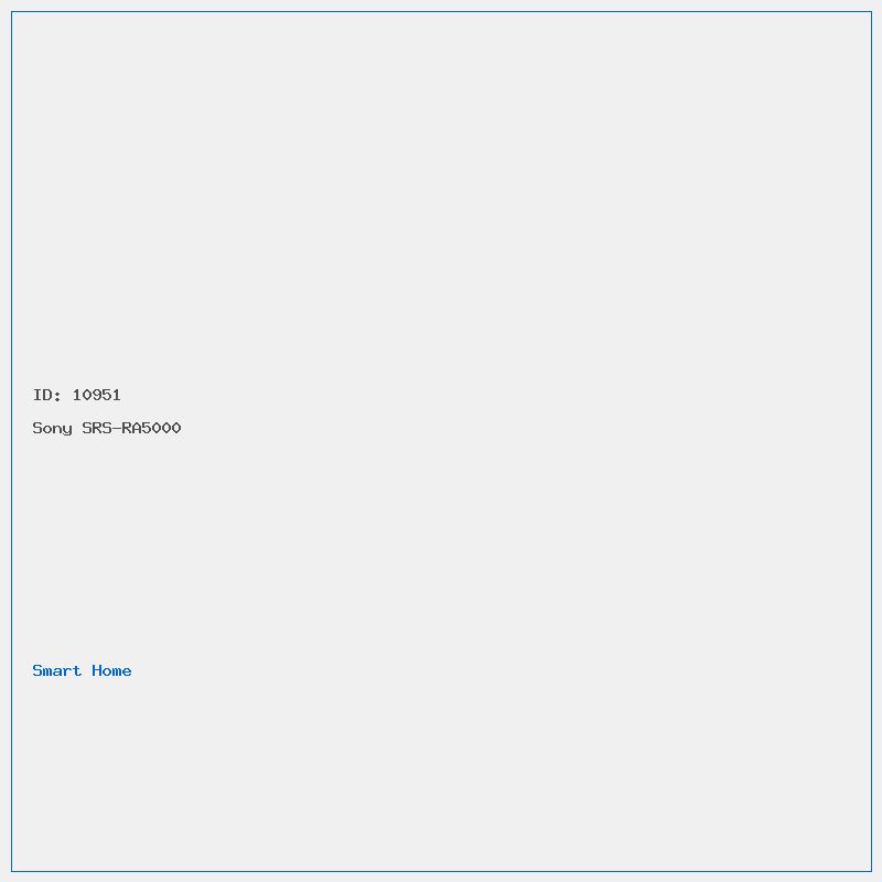 Loa thông minh Sony SRS-RA5000